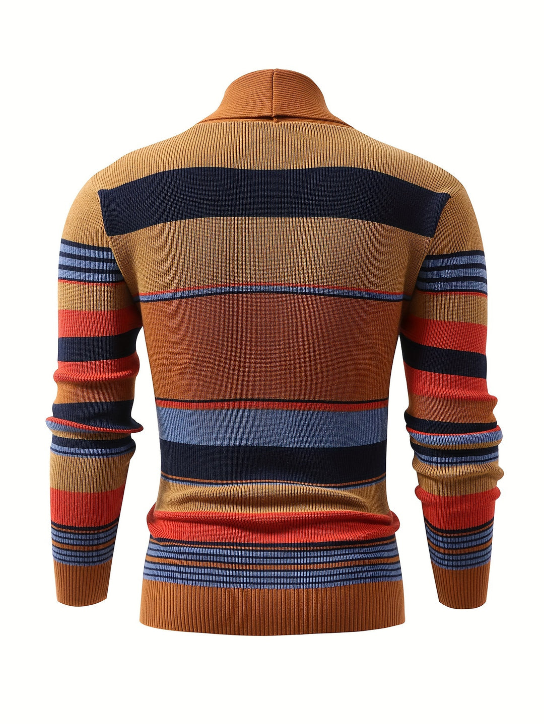 Rupert | Striped Shawl-Collar Cardigan