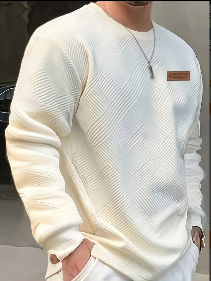 Camden | Textured Crew Neck Sweatshirt