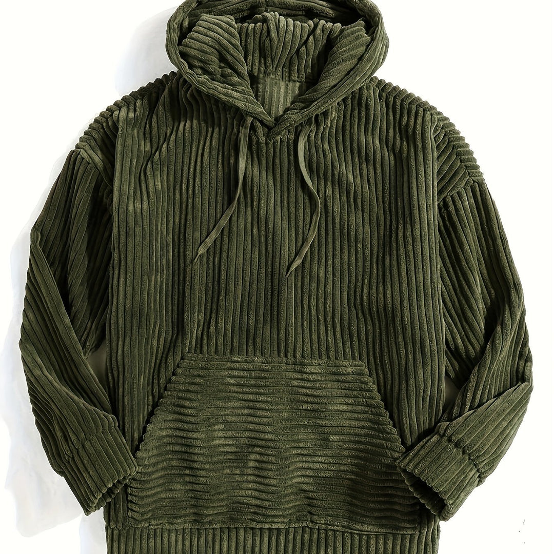 Lawrence | Ribbed Textured Hoodie