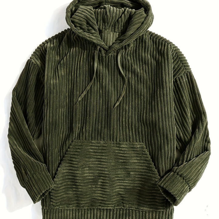 Lawrence | Ribbed Textured Hoodie