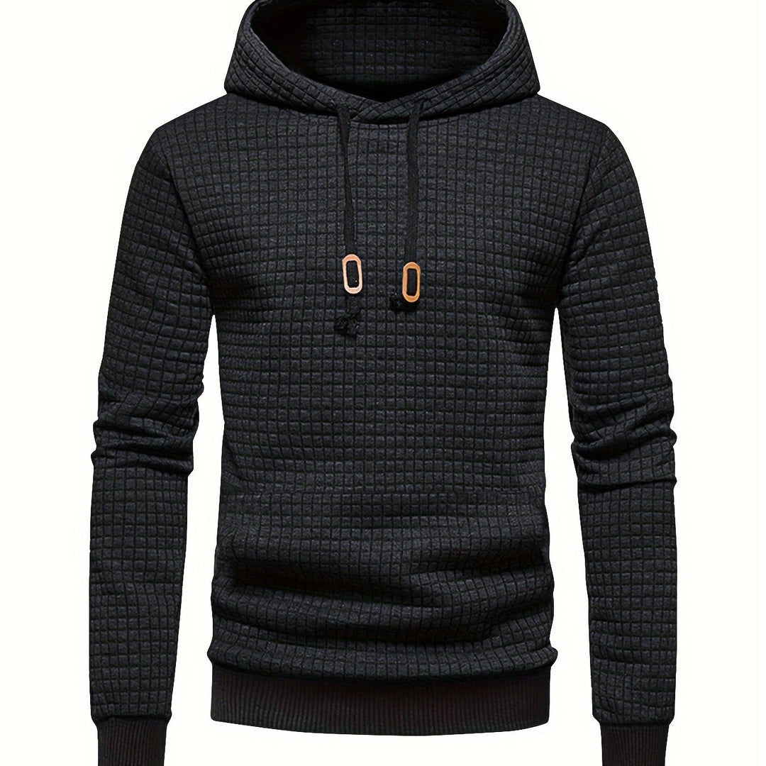 Quentin | Textured Hooded Sweatshirt