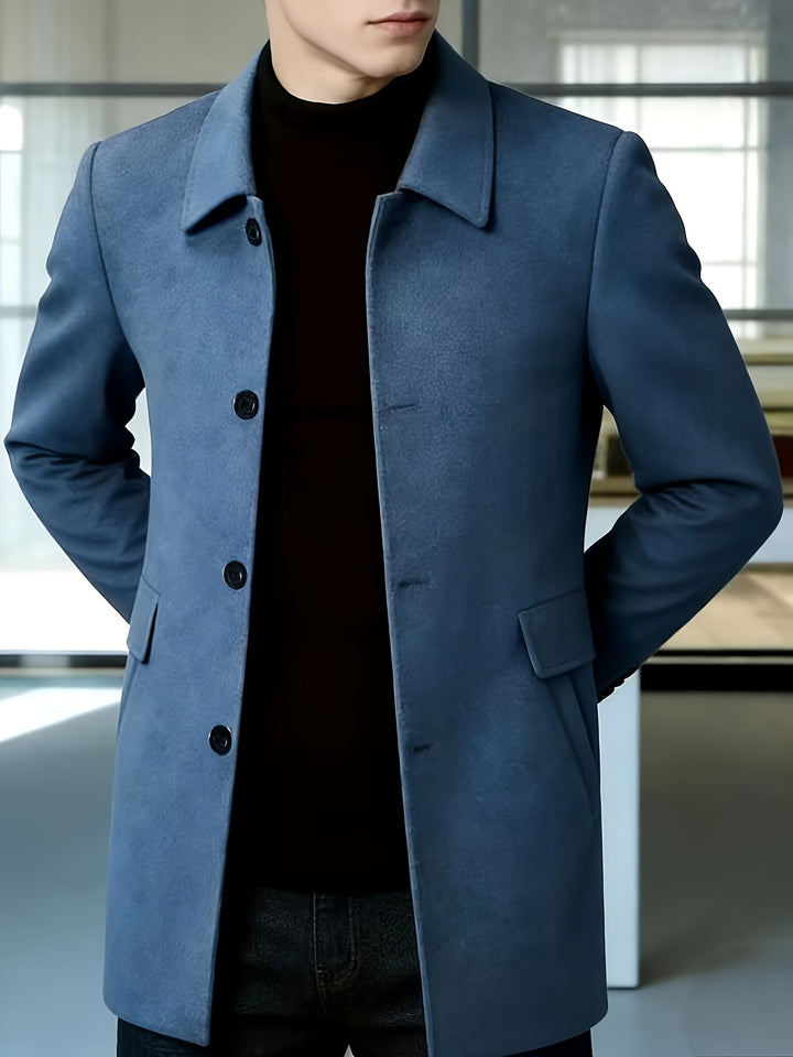Cedric | Tailored Single-Breasted Overcoat