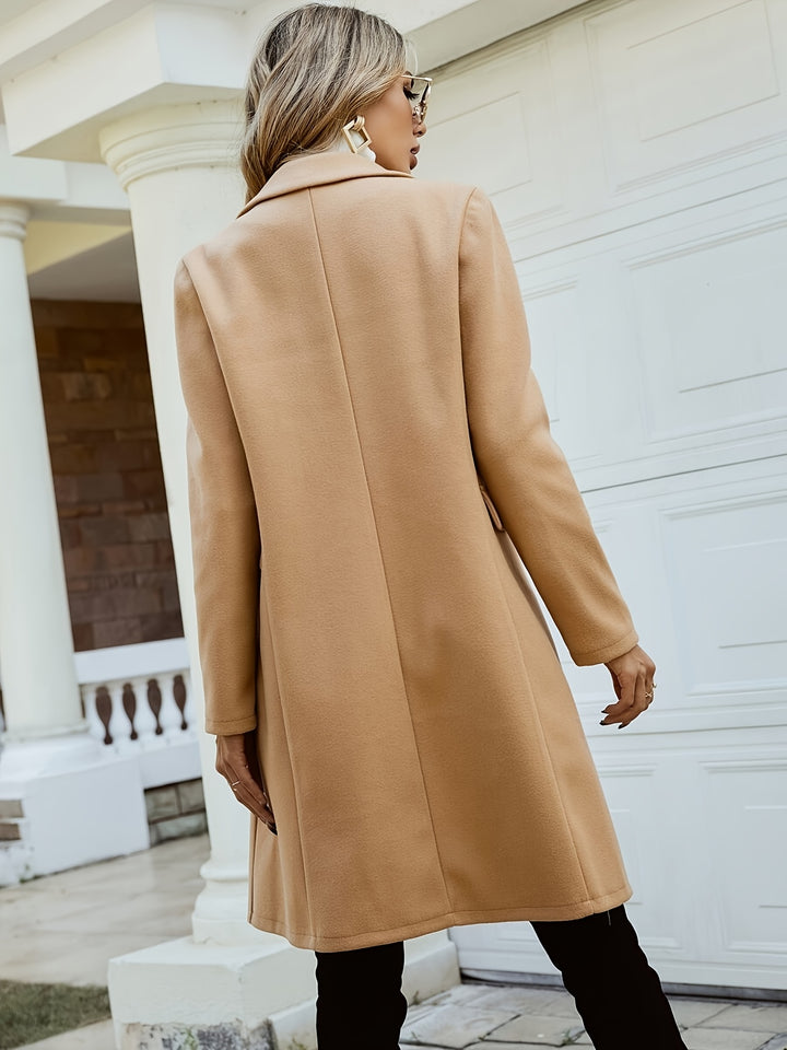 Celeste | Double-Breasted Mid-Length Coat