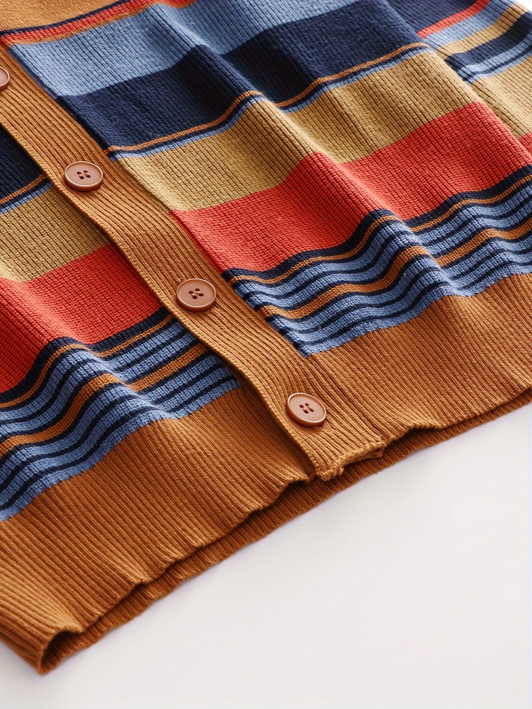 Rupert | Striped Shawl-Collar Cardigan