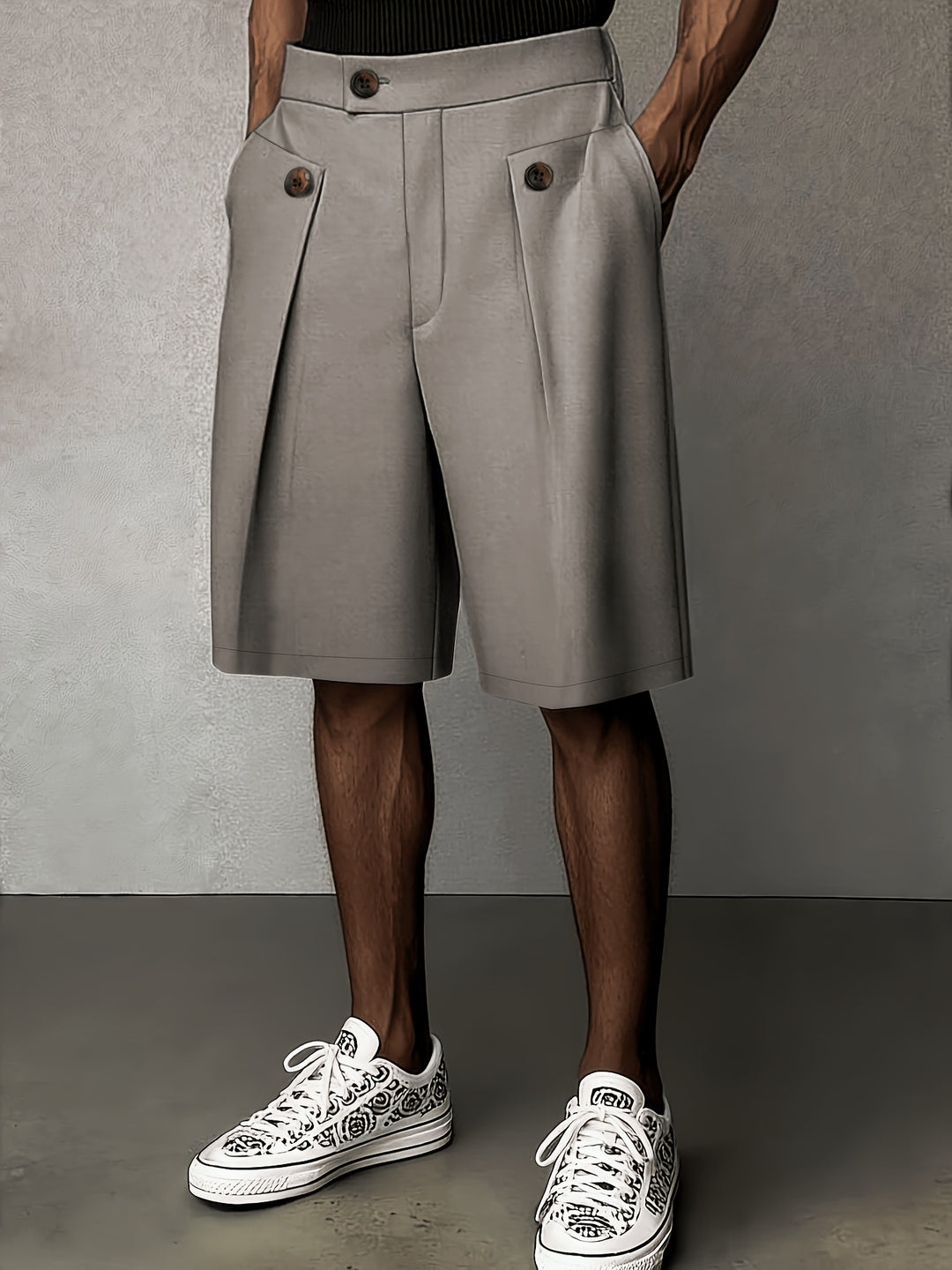 Barnaby | Tailored Pleated Shorts
