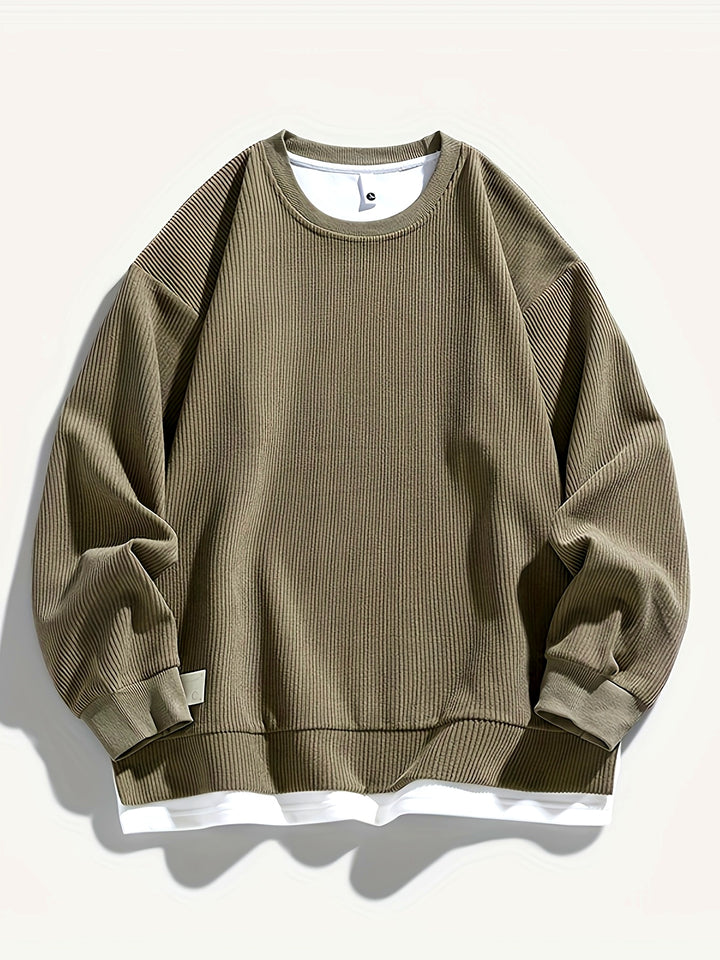 Auden | Layered Crewneck Sweatshirt