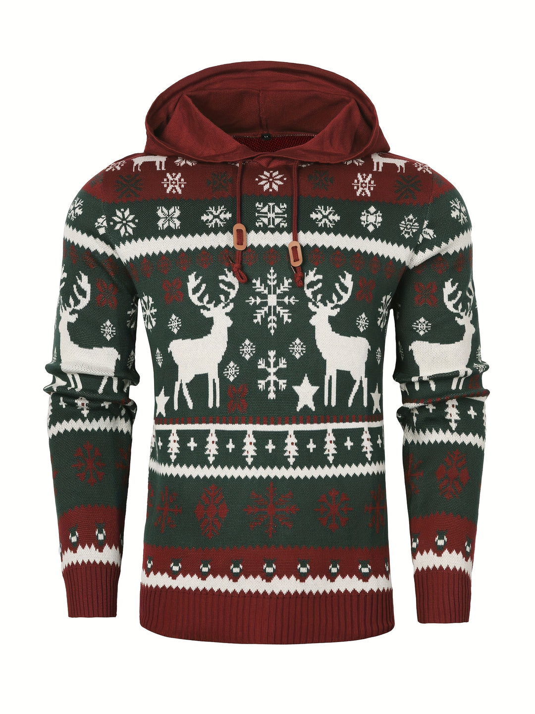 Nicholas | Christmas Reindeer Hooded Jumper