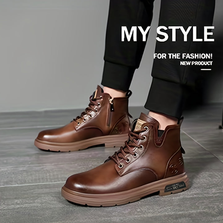 Harrington | Rugged High-Top Boots