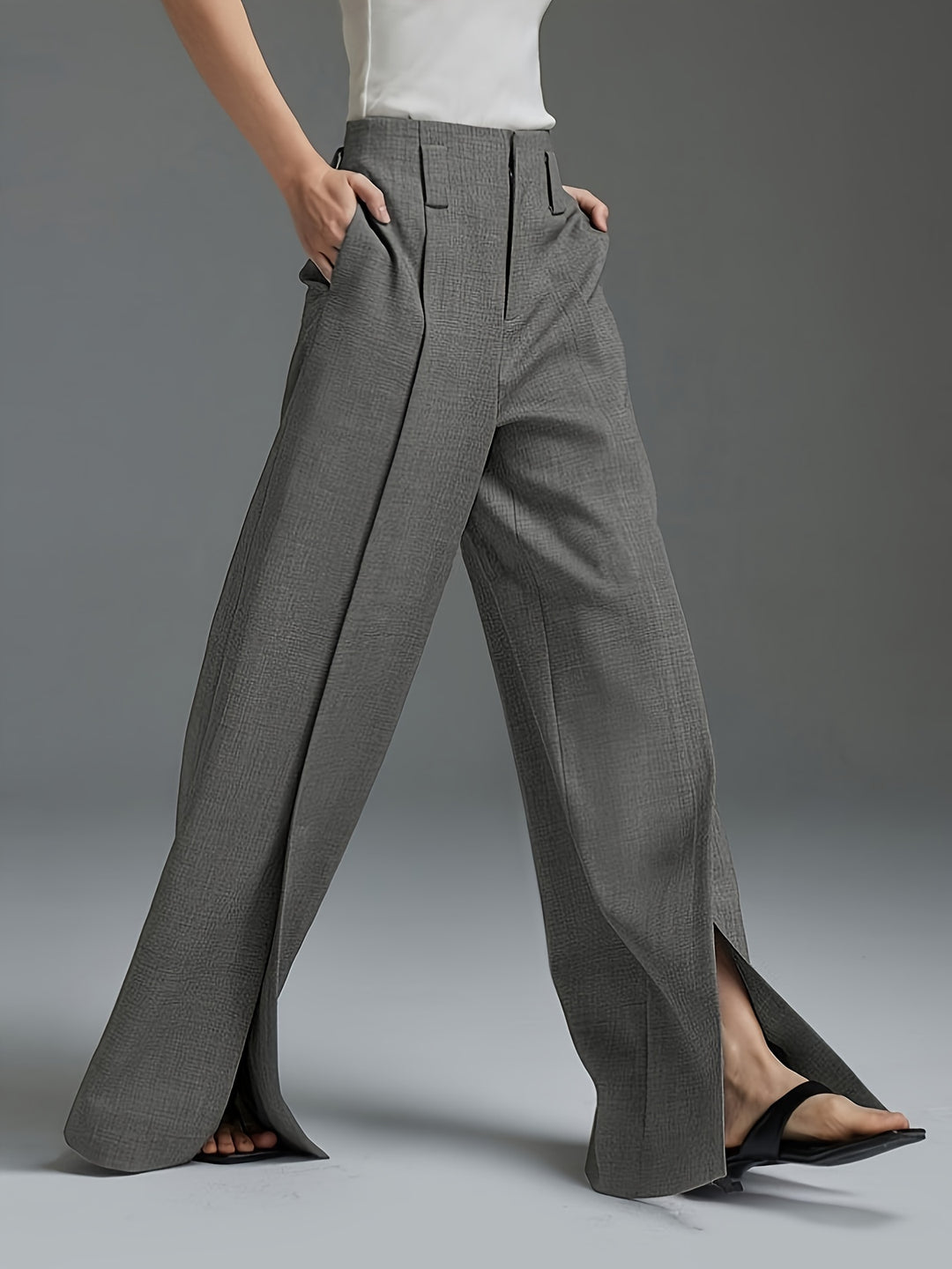 Whitney | Wide-Leg Tailored Trousers