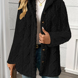 Sloane | Textured Hooded Jacket