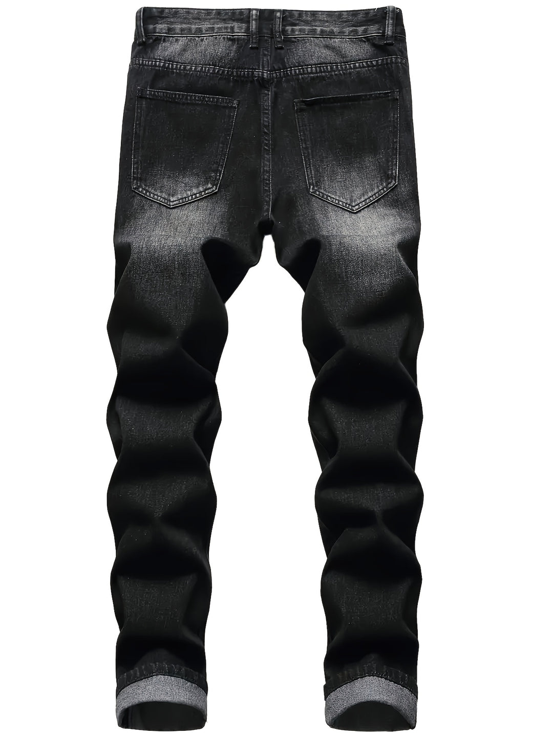 Kingsley | Rugged Distressed Straight Jeans