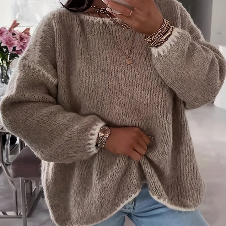Adaline | Relaxed Boat Neck Jumper