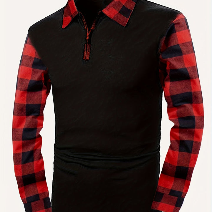 Curtis | Half-Zip Collared Polo Shirt