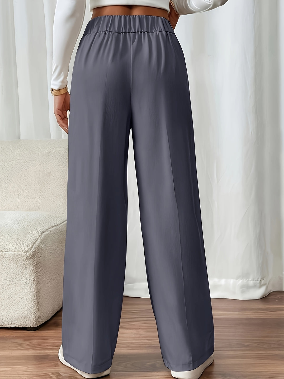 Diane | High-Waisted Wide-Leg Trousers