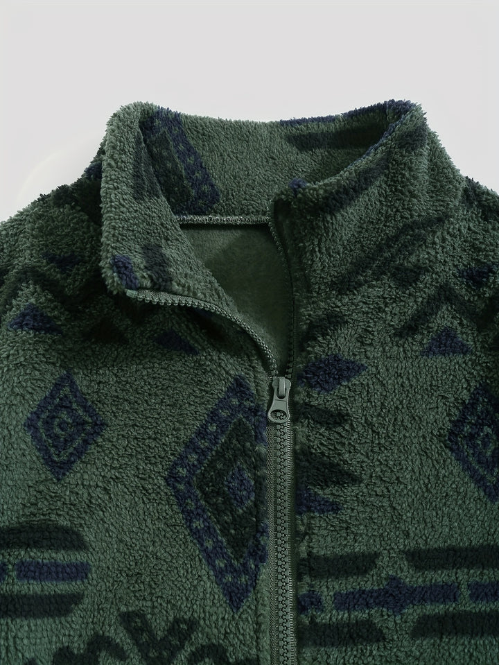 Lorraine | Patterned Zip-Up Jacket