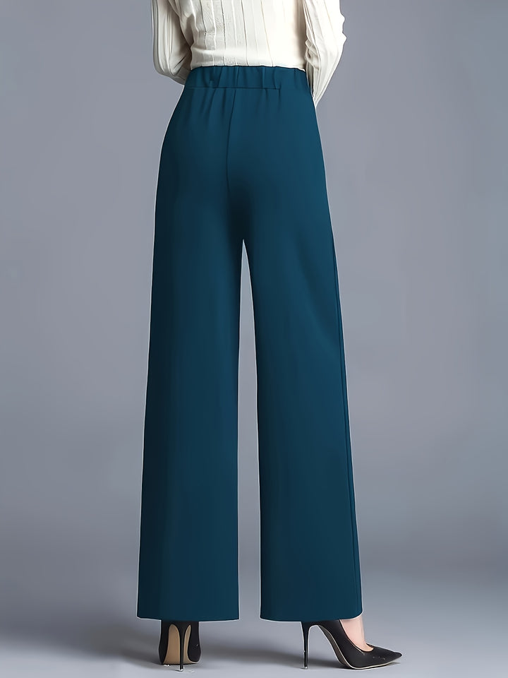 Marlene | High-Waisted Straight-Leg Trousers
