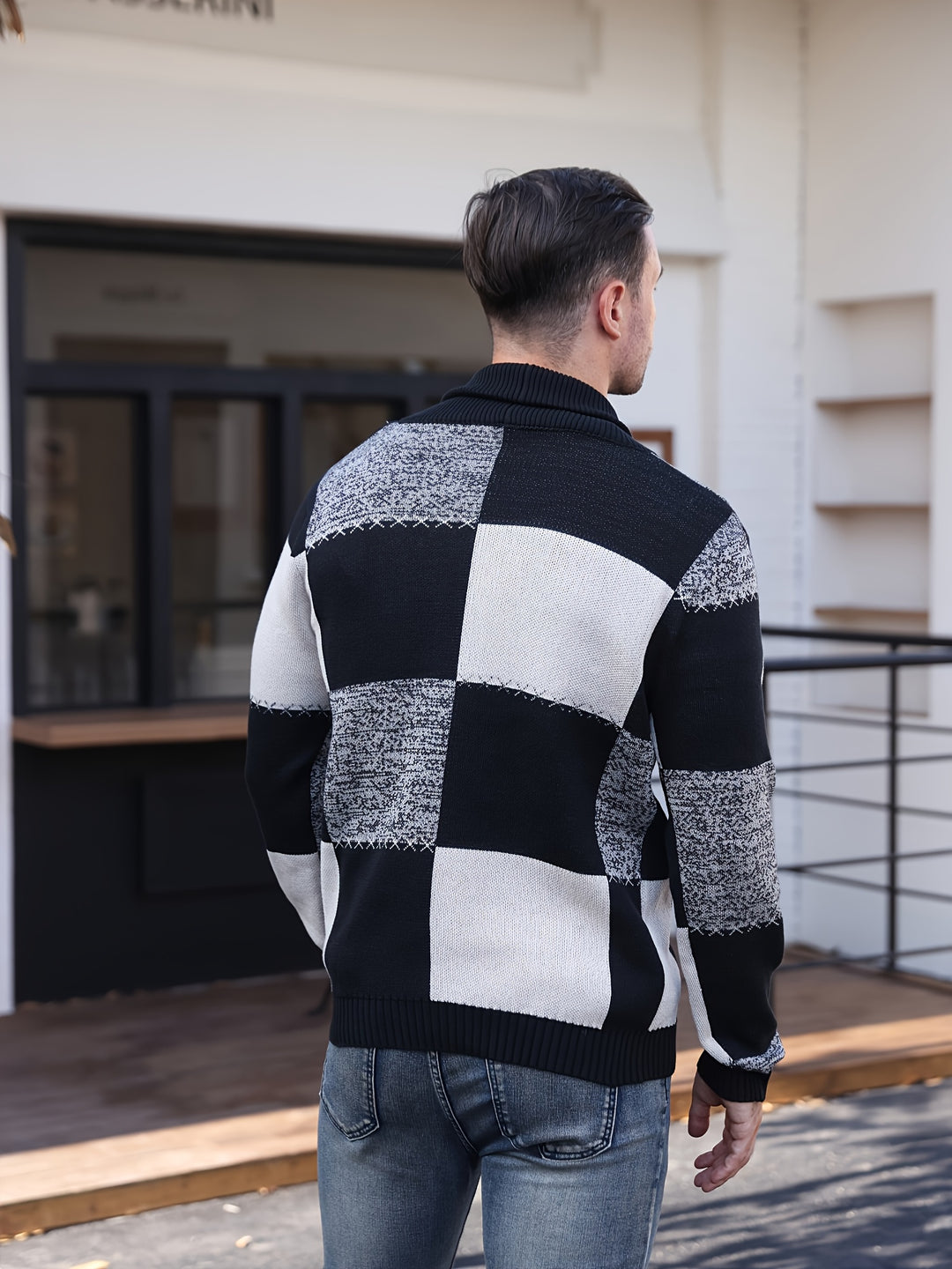 Callahan | Colour-Blocked Button-Up Cardigan