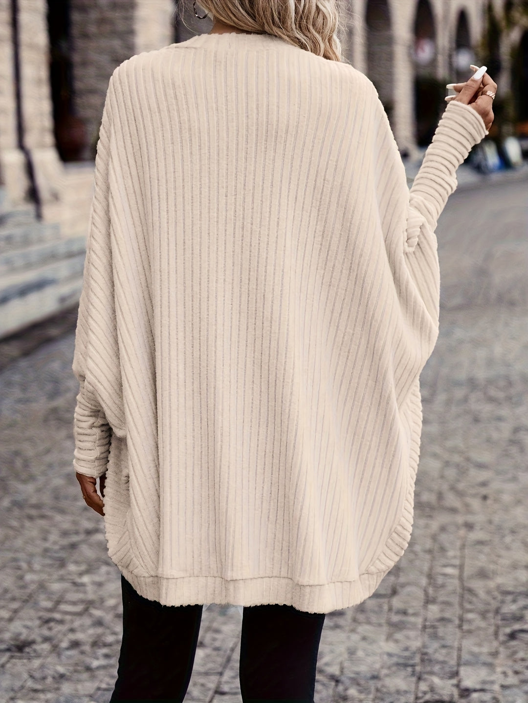 Maeve | Relaxed Open-Front Cardigan