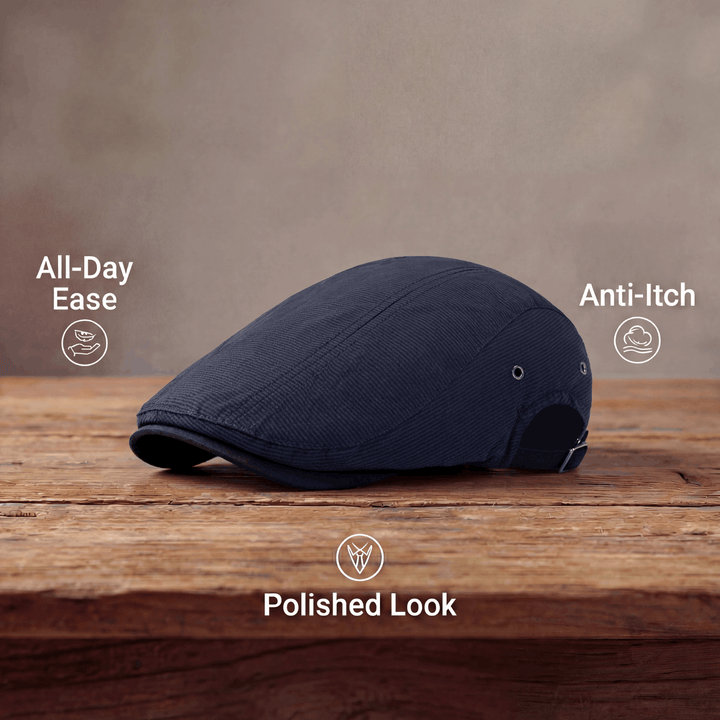 Varen | Classic Everyday Pinstripe Flat Cap