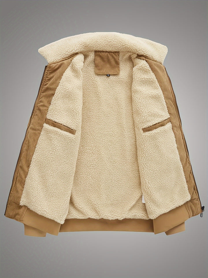 Gerard | Ribbed Fleece-Lined Jacket