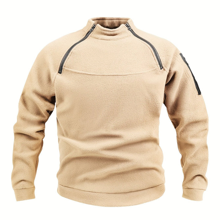 Grady | Zip-Detail Military Pullover