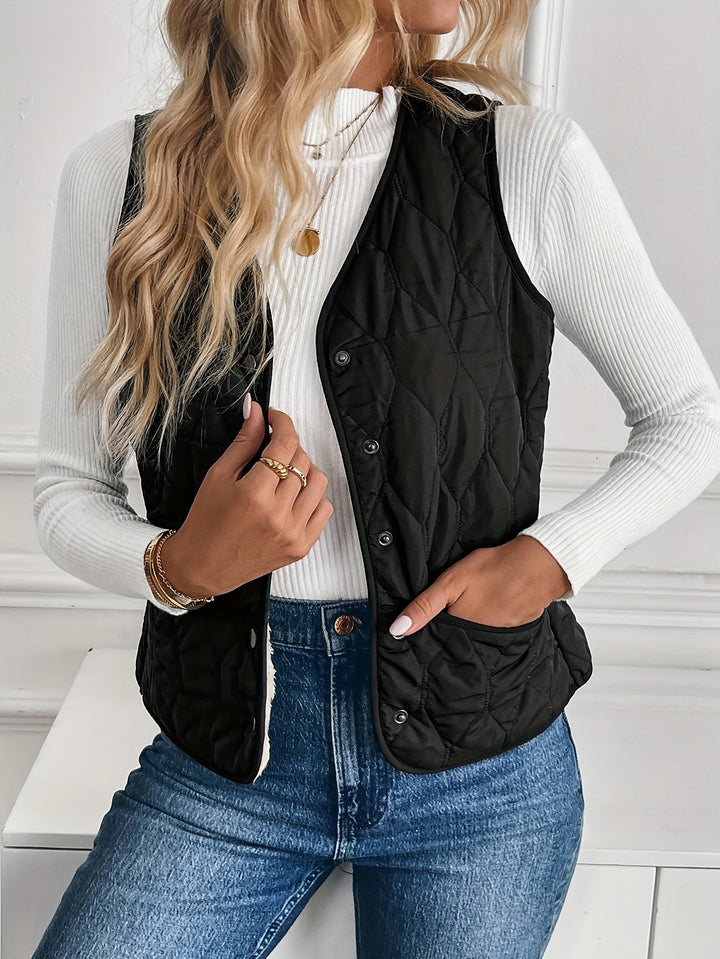 Constance | Reversible Quilted Gilet