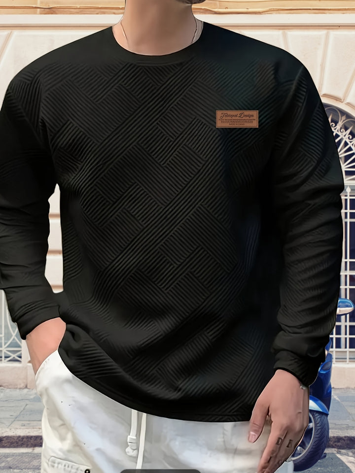 Camden | Textured Crew Neck Sweatshirt