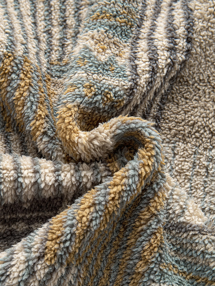 Desmond | Cosy Patterned Half-Zip Pullover