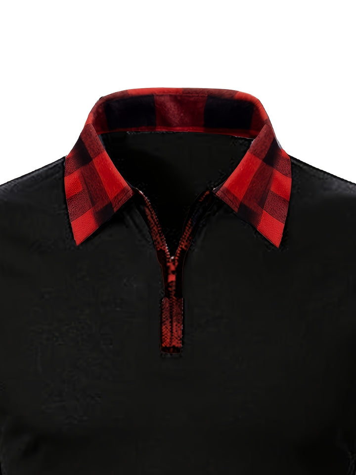 Curtis | Half-Zip Collared Polo Shirt