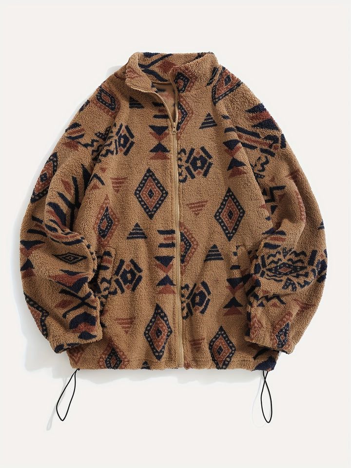 Lorraine | Patterned Zip-Up Jacket