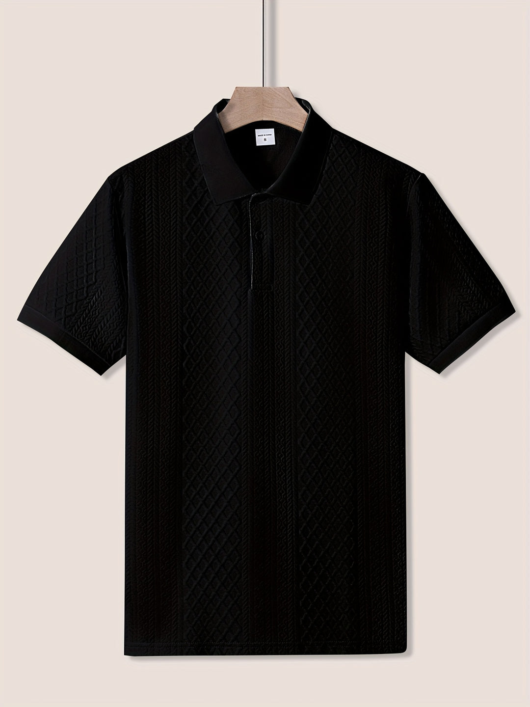 Harrington | Textured Business Polo Shirt