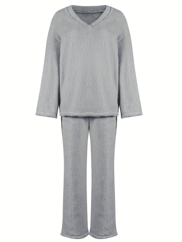 Nora | Relaxed V-Neck Two-Piece Set