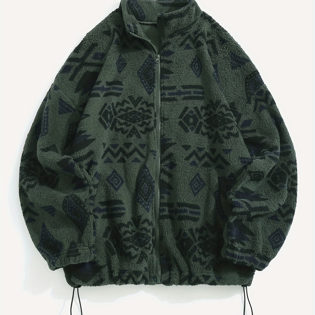 Lorraine | Patterned Zip-Up Jacket