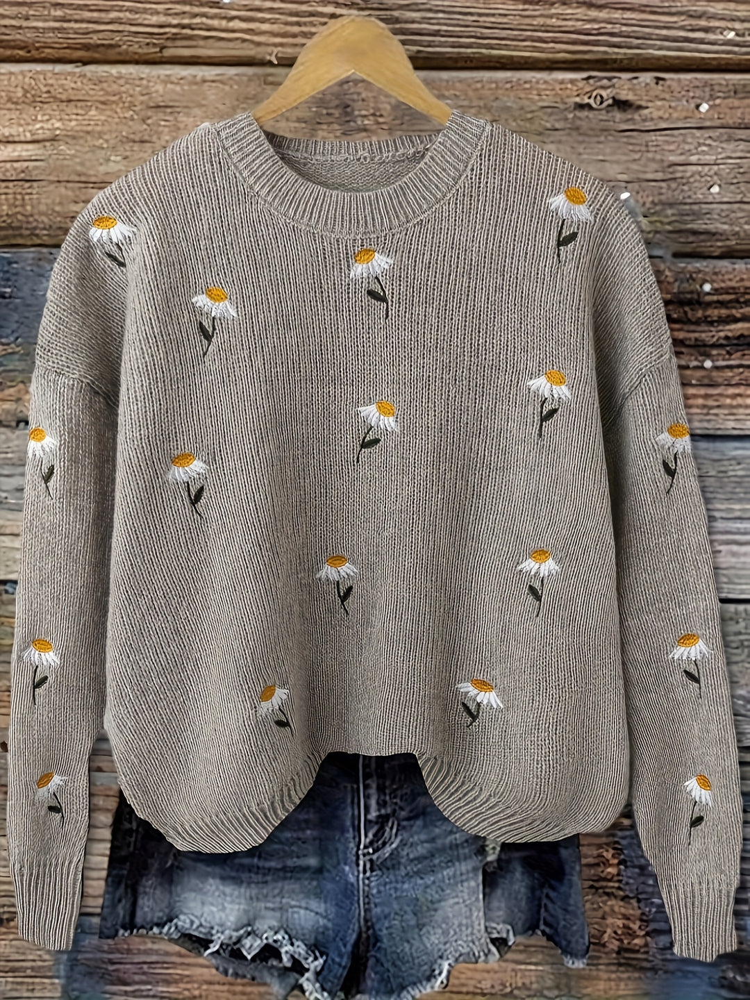 Lena | Blossom Embroidered Sweater
