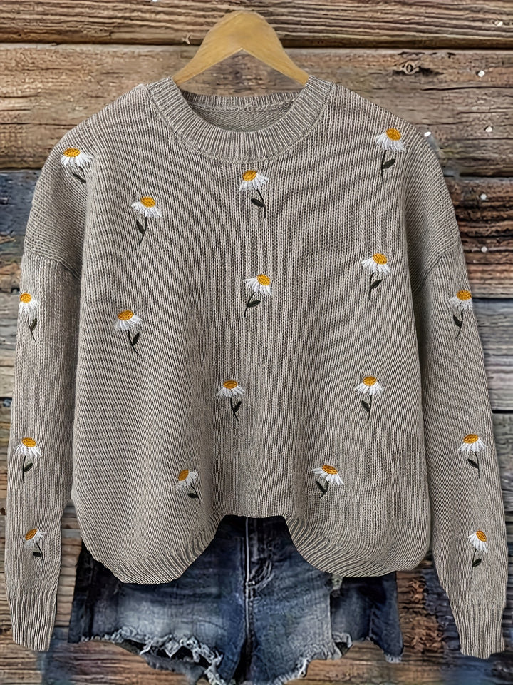 Lena | Blossom Embroidered Sweater