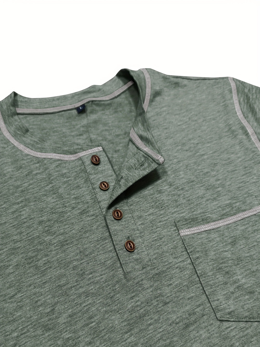 Kingsley | Classic Long-Sleeve Henley Shirt