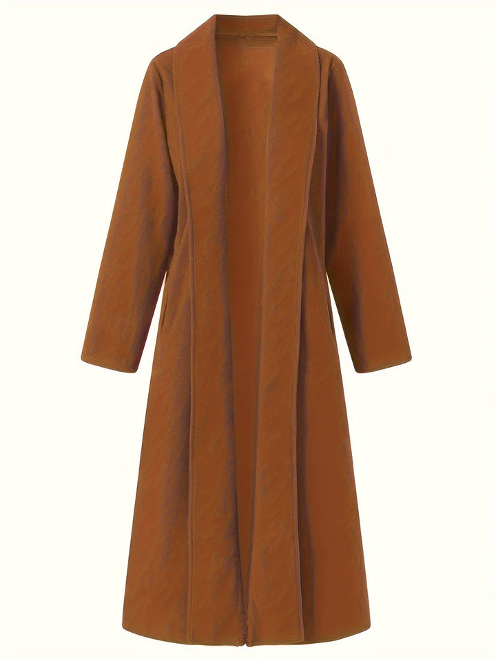 Gwendolyn | Draped Longline Coat