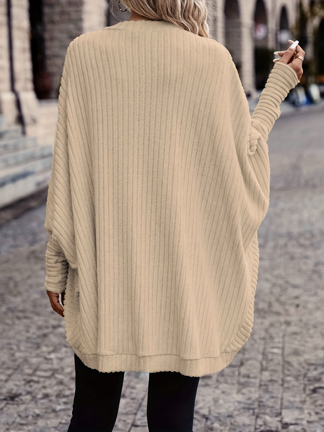 Maeve | Relaxed Open-Front Cardigan