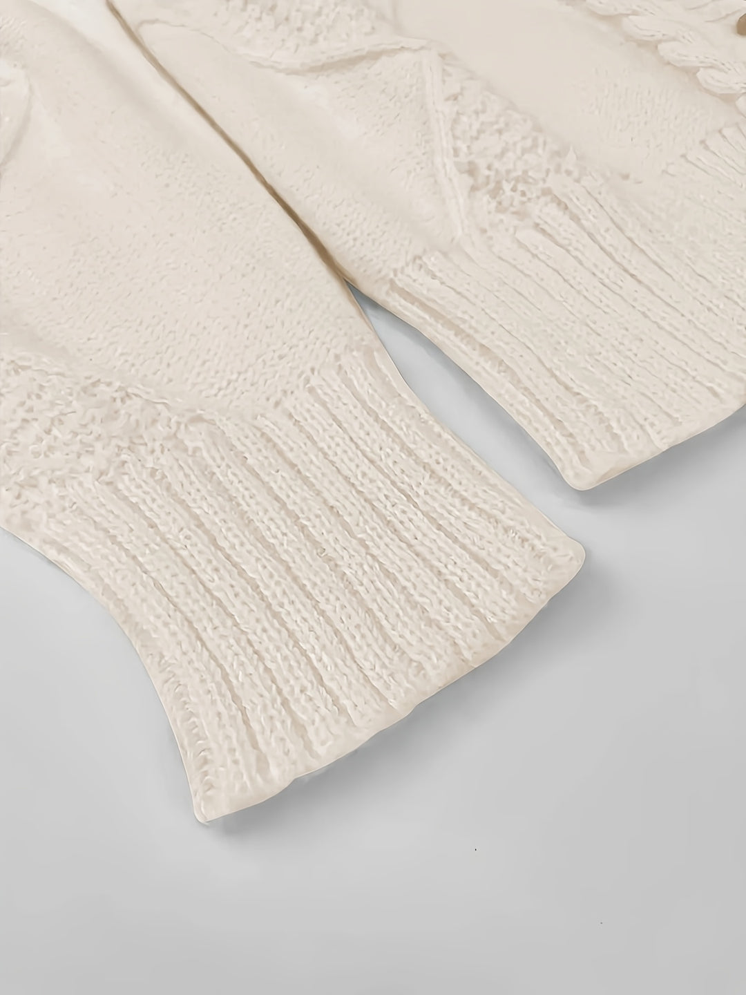 Harlow | Cable-Knit Button Cardigan