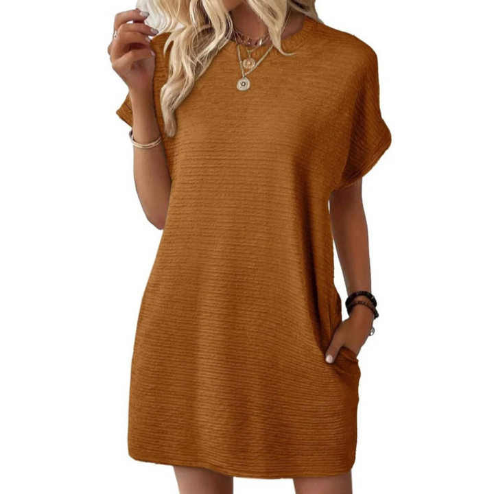 Hattie | Minimalist Round Neck Summer Dress