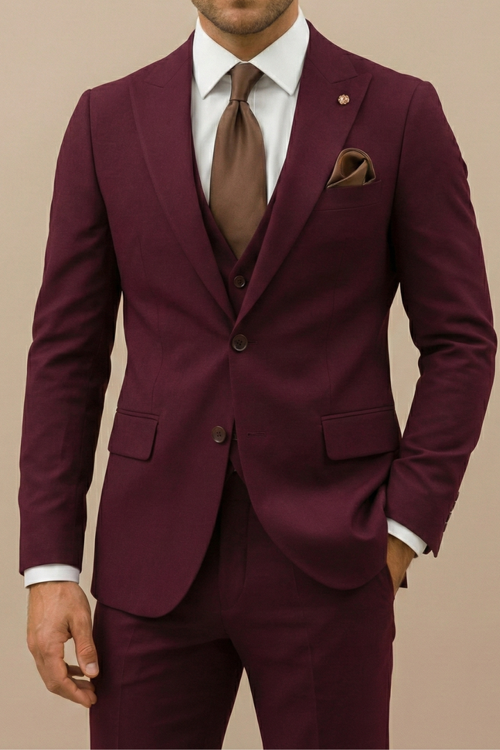 Cameron | Classic Modern Three Piece Suit Set