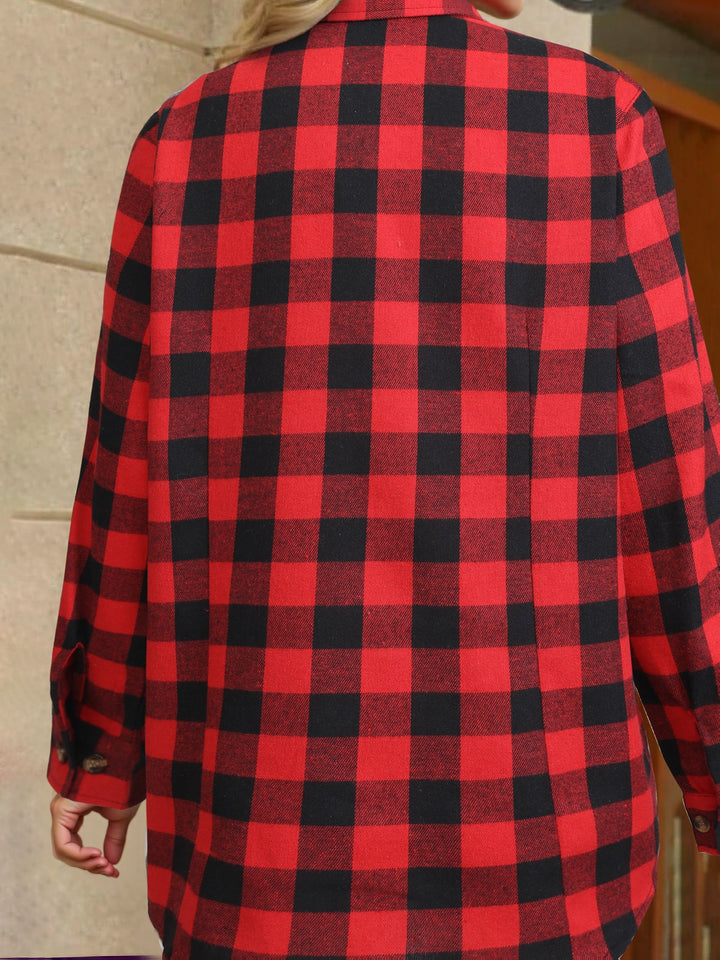 Everly | Checked Button-Up Shirt