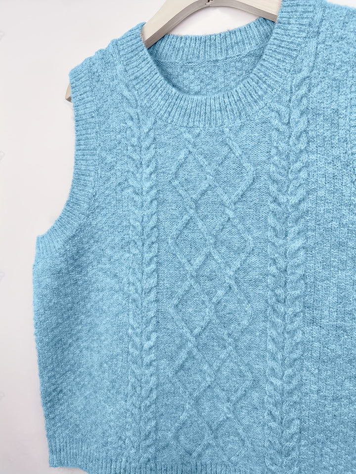 Eliza | Cable-Knit Vest