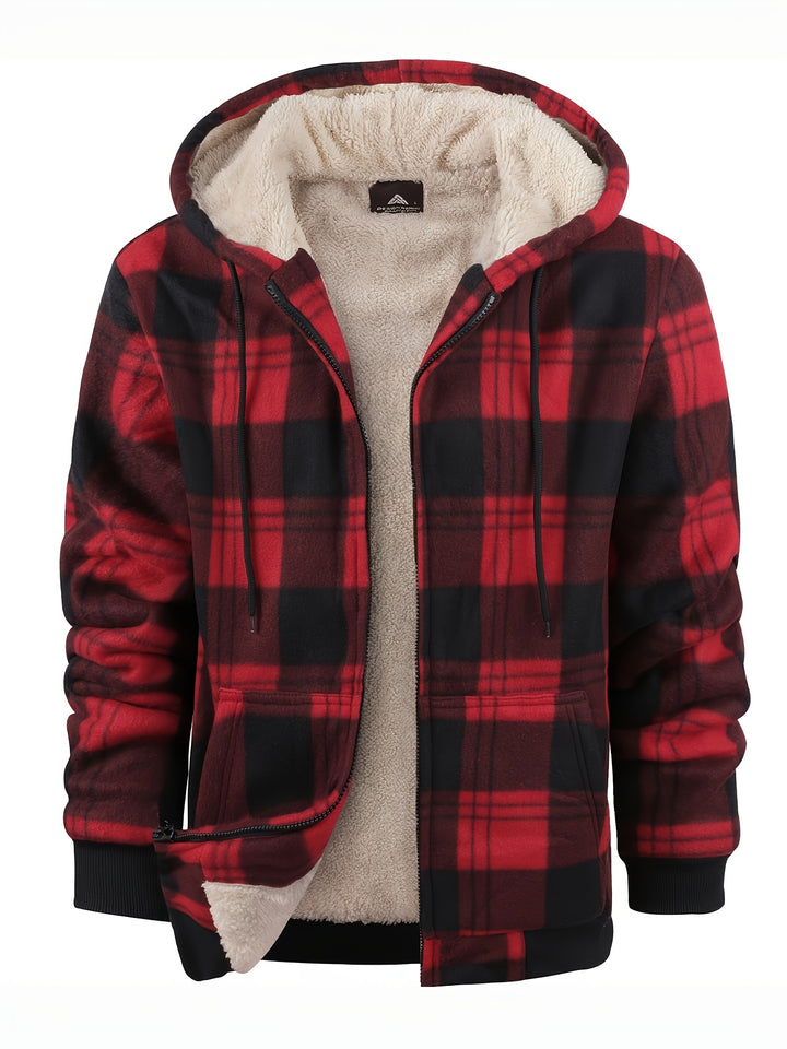 Colton | Hooded Sherpa-Lined Shirt Jacket