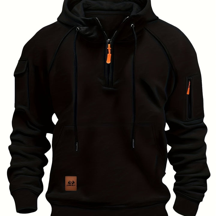 Colton | Rugged Quarter-Zip Hoodie