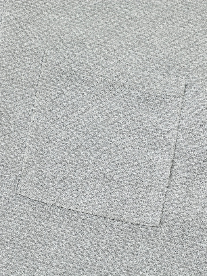 Dawson | Textured Long-Sleeve Henley Shirt