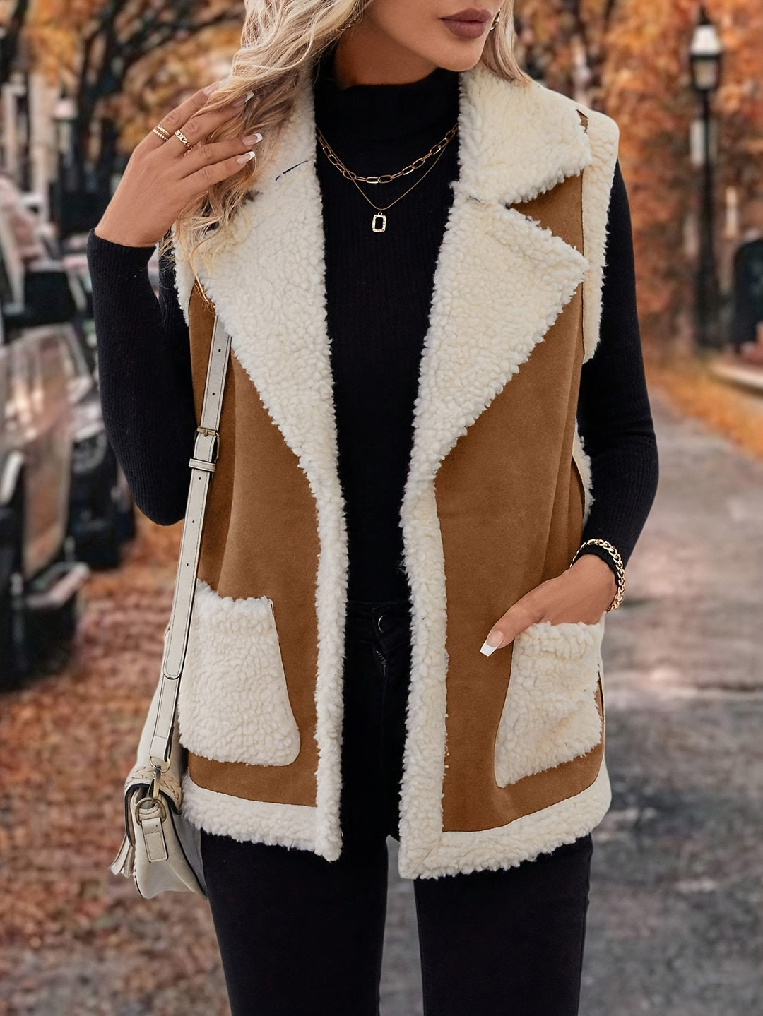 Cecily | Cosy Lined Lapel Gilet