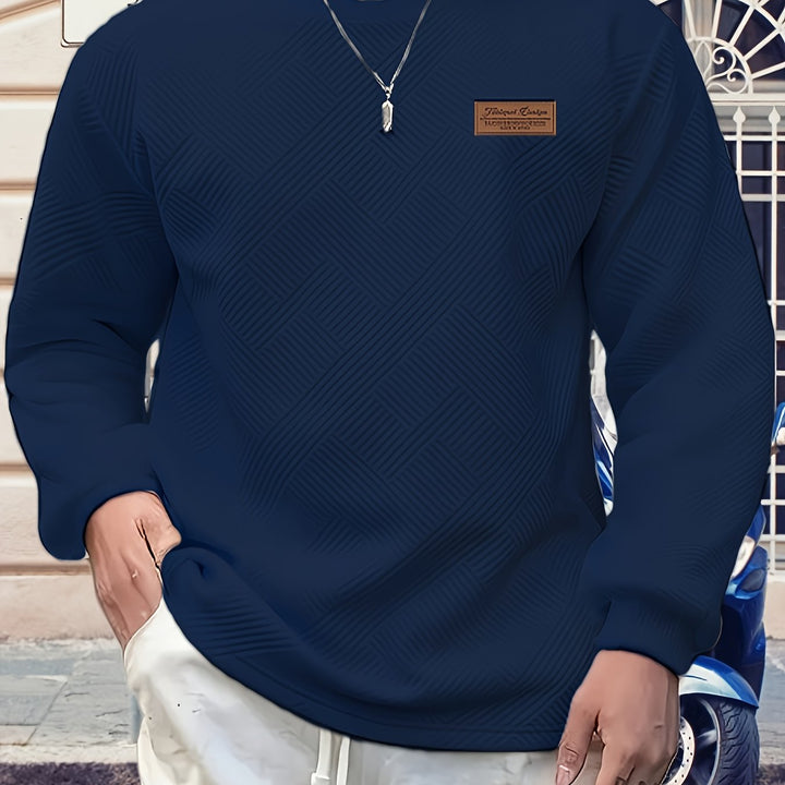 Camden | Textured Crew Neck Sweatshirt
