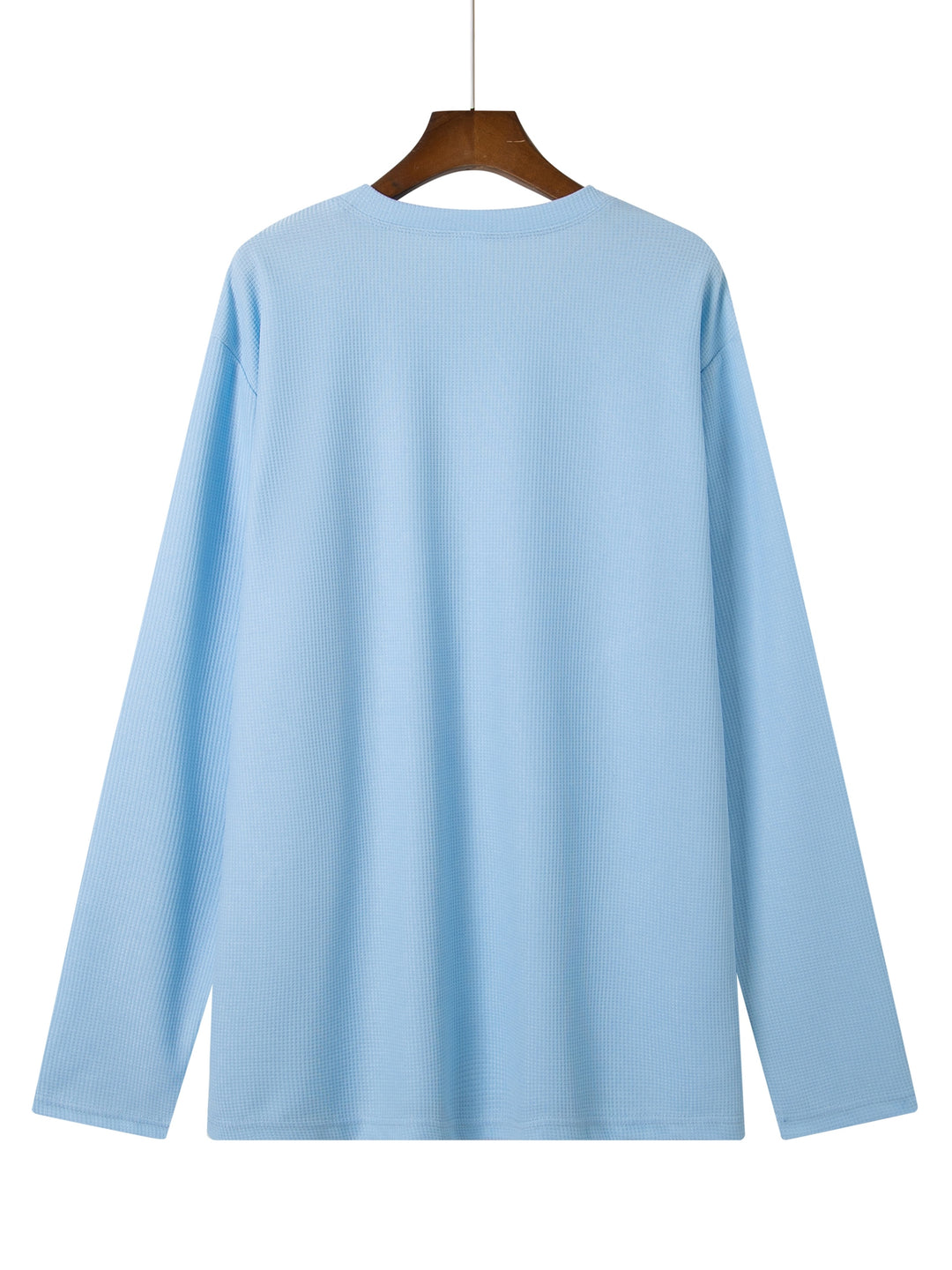 Frederick | Textured Waffle-Knit Long Sleeve Top