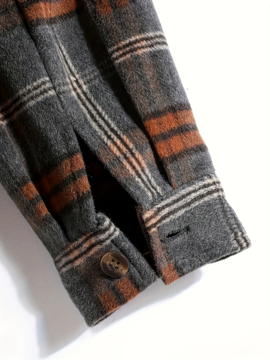 Gabriel | Christmas Hooded Plaid Jacket